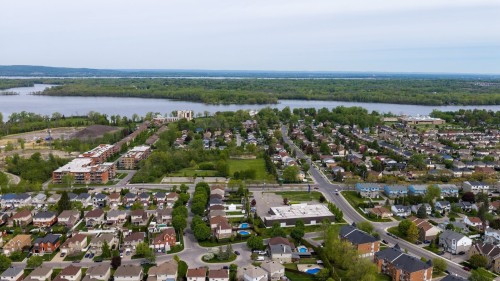 Photo aérienne - 4461 Rue Cécile, Montréal (Pierrefonds-Roxboro), QC - Outdoor With Body Of Water With View