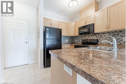 3200 Regional Road 56 Unit# 310, Binbrook, ON - Indoor Photo Showing Kitchen With Double Sink