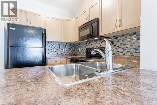 3200 Regional Road 56 Unit# 310, Binbrook, ON - Indoor Photo Showing Kitchen With Double Sink