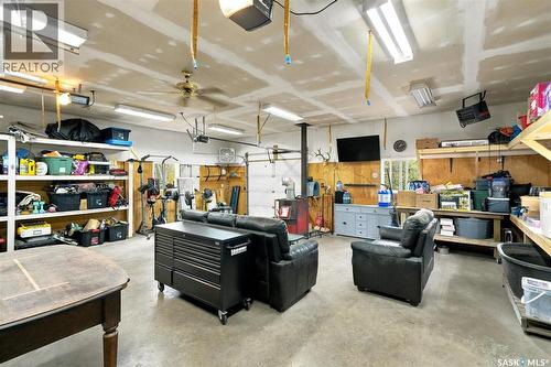 Nystuen Lee Acreage, Asquith, SK - Indoor Photo Showing Garage