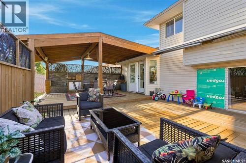 107 Hall Crescent, Saskatoon, SK - Outdoor With Deck Patio Veranda With Exterior