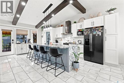 107 Hall Crescent, Saskatoon, SK - Indoor Photo Showing Kitchen With Upgraded Kitchen