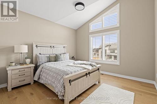 Large Bedroom 3 with huge windows - 163 Springside Crescent, Blue Mountains, ON - Indoor Photo Showing Bedroom