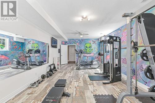 26 Spruce Street, Tiny, ON - Indoor Photo Showing Gym Room