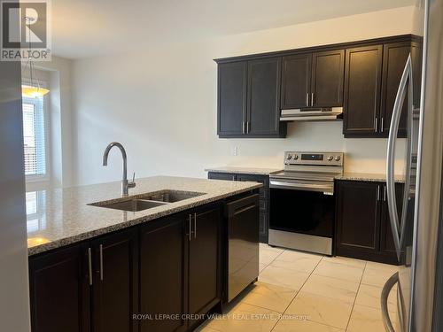 45 Kessler Drive, Brampton, ON - Indoor Photo Showing Kitchen With Stainless Steel Kitchen With Double Sink