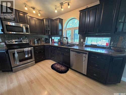 Cyr Acreage, Shellbrook Rm No. 493, SK - Indoor Photo Showing Kitchen With Double Sink