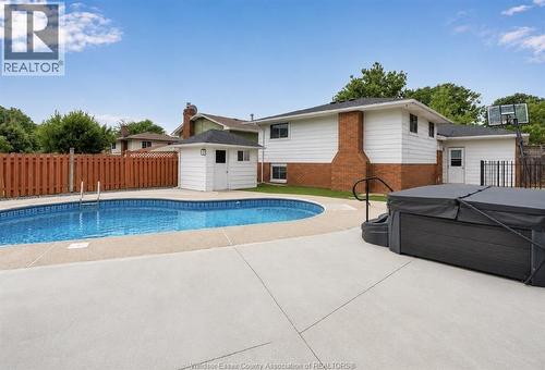 9335 Esplanade, Windsor, ON - Outdoor With In Ground Pool