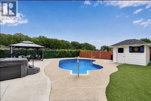 9335 Esplanade, Windsor, ON - Outdoor With In Ground Pool With Backyard