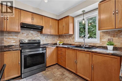 8 Horsham Street, Brampton, ON - Indoor Photo Showing Kitchen With Double Sink