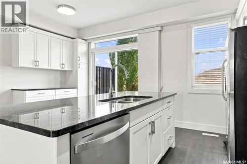 724 701 Meadows Boulevard, Saskatoon, SK - Indoor Photo Showing Kitchen With Double Sink