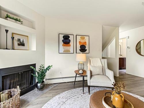 46 Old Ferry Road, Dartmouth, NS - Indoor Photo Showing Living Room With Fireplace