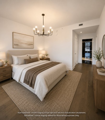 Master Bedroom - 502-4420 Boul. St-Jean, Dollard-Des-Ormeaux, QC - Indoor Photo Showing Bedroom