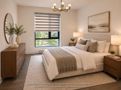 Master Bedroom - 502-4420 Boul. St-Jean, Dollard-Des-Ormeaux, QC - Indoor Photo Showing Bedroom