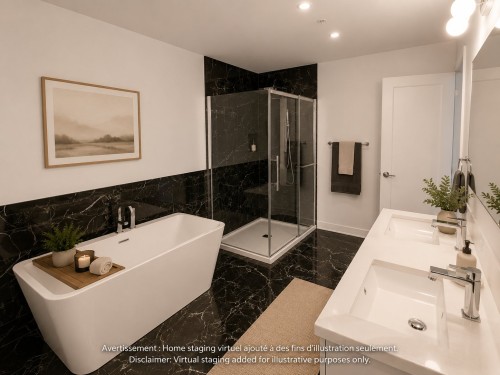 Master Bathroom - 502-4420 Boul. St-Jean, Dollard-Des-Ormeaux, QC - Indoor Photo Showing Bathroom