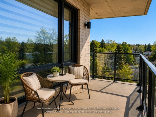 Balcony - 502-4420 Boul. St-Jean, Dollard-Des-Ormeaux, QC - Outdoor With Exterior