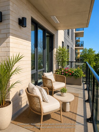 Balcony - 502-4420 Boul. St-Jean, Dollard-Des-Ormeaux, QC - Outdoor With Exterior