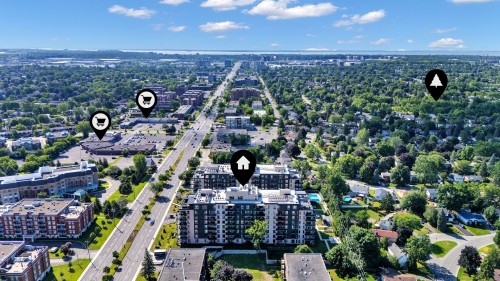 Aerial View - 502-4420 Boul. St-Jean, Dollard-Des-Ormeaux, QC - Outdoor With View