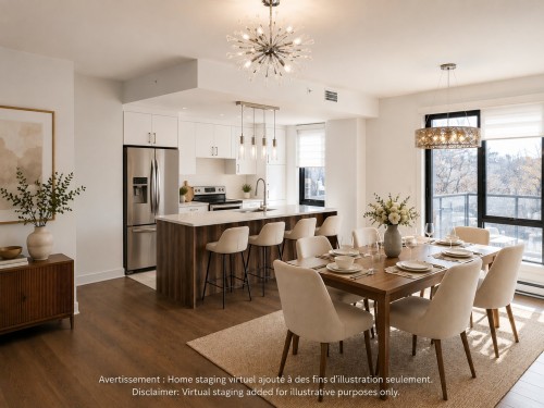 Kitchen - 502-4420 Boul. St-Jean, Dollard-Des-Ormeaux, QC - Indoor Photo Showing Dining Room