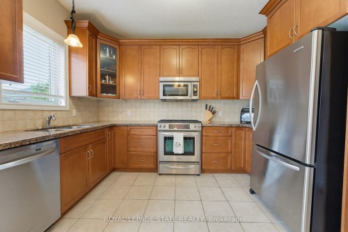 73 Degrow Crescent, Hamilton, ON - Indoor Photo Showing Kitchen With Double Sink