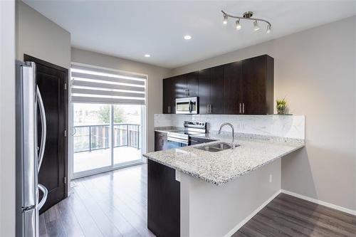 154 Philip Lee Dr, Winnipeg, MB - Indoor Photo Showing Kitchen With Double Sink With Upgraded Kitchen