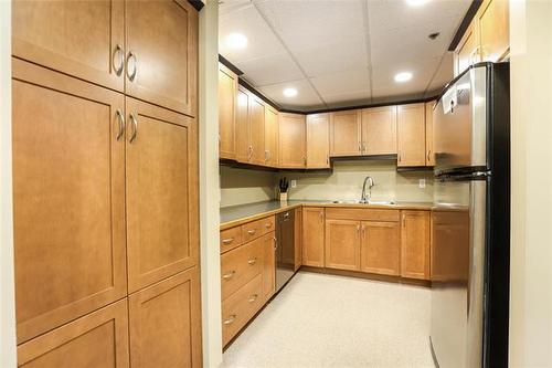 2204-84 Snow St, Winnipeg, MB - Indoor Photo Showing Kitchen With Double Sink