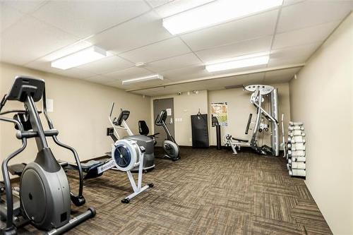2204-84 Snow St, Winnipeg, MB - Indoor Photo Showing Gym Room