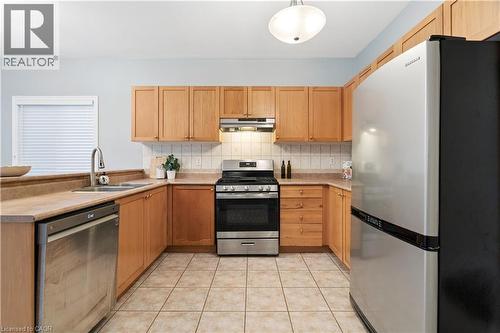 27 Spruce Boulevard, Acton, ON - Indoor Photo Showing Kitchen With Double Sink