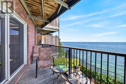 2136 Old Lakeshore Road Unit# 8, Burlington, ON - Outdoor With Body Of Water With Balcony With Exterior
