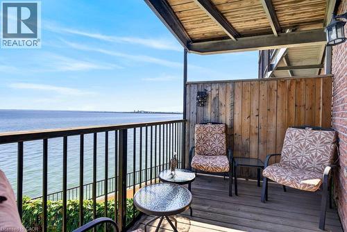 2136 Old Lakeshore Road Unit# 8, Burlington, ON - Outdoor With Body Of Water With Balcony With Exterior