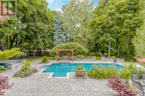 503 Meadow Wood Road, Mississauga, ON - Outdoor With In Ground Pool With Backyard