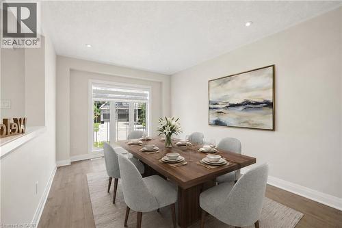 163 Redtail Street, Kitchener, ON - Indoor Photo Showing Dining Room