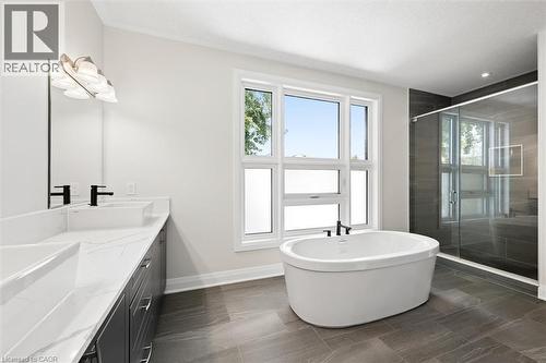 Primary Bedroom ensuite #1 - 163 Redtail Street, Kitchener, ON - Indoor Photo Showing Bathroom