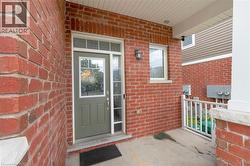 Brick exterior with covered porch - 