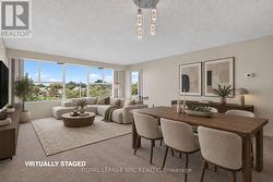 VIRTUALLY STAGED LIVING ROOM/DINING ROOM - 