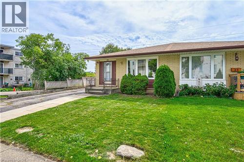 All brick bungalow semi with walkout basement. - 21 Vicmount Drive, Kitchener, ON 