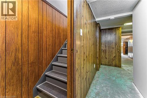 Stairs to basement level - 21 Vicmount Drive, Kitchener, ON 