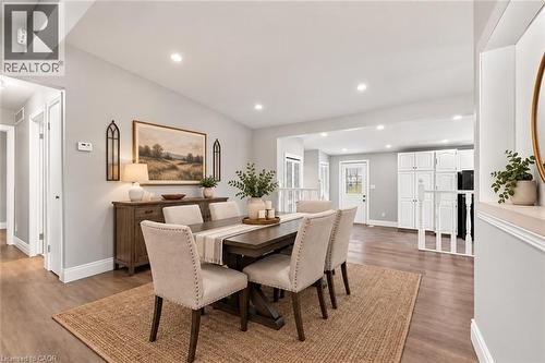 This image has been virtually staged. Furniture and décor are digitally added and not present in the property. - 96 Fielding Crescent, Hamilton, ON 