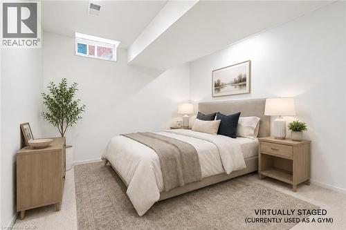 Basement - Virtually Staged Bedroom (Currently used as a Gym) - 53 Valiant Circle, Binbrook, ON 