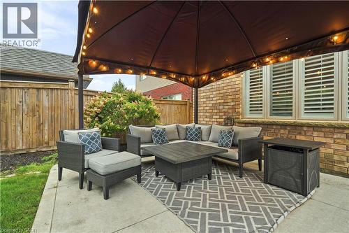 Backyard Pergola w/ Sitting Area - 53 Valiant Circle, Binbrook, ON 