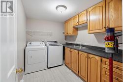 Laundry room on lower level - 