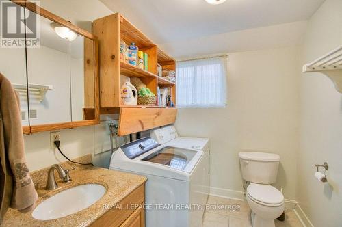 Laundry + 2pc bathroom on lower level - 220 Ancaster Avenue, Ottawa, ON 