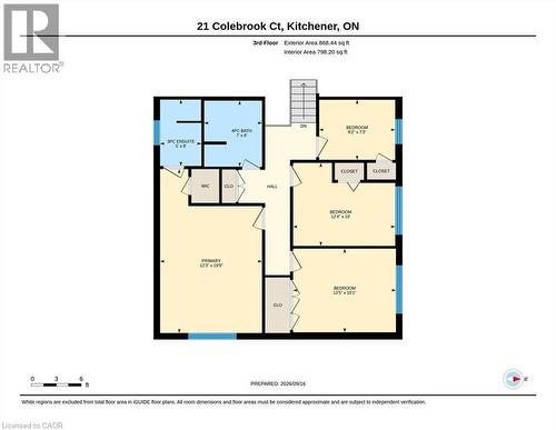 Floor plan - 21 Colebrook Court, Kitchener, ON 