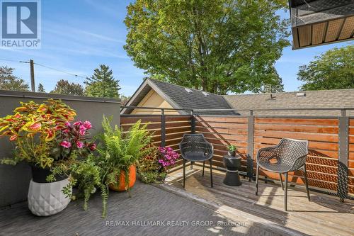 Private upper level sun deck & balcony - 201 Faraday Street, Ottawa, ON 