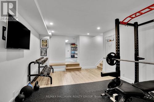 Lower level recreation room/gym - 201 Faraday Street, Ottawa, ON 