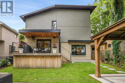Covered walk out deck - 201 Faraday Street, Ottawa, ON 