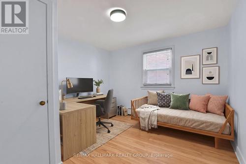 Apt 2 Main Level - Bedroom (Virtually Staged) - 55 Ivy Crescent, Ottawa, ON 