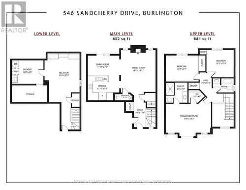 546 Sandcherry Drive, Burlington, ON 