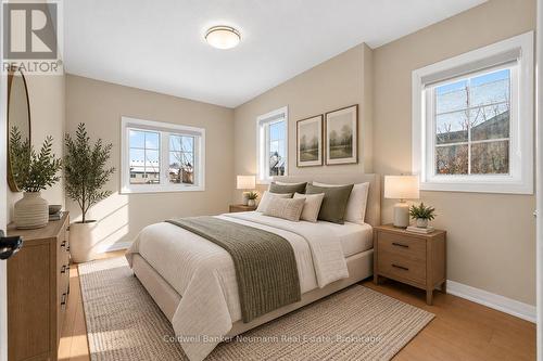 Upper Bedroom - Virtually Staged - 157 South Creek Drive, Kitchener, ON 