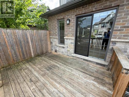 Back Deck - 157 South Creek Drive, Kitchener, ON 