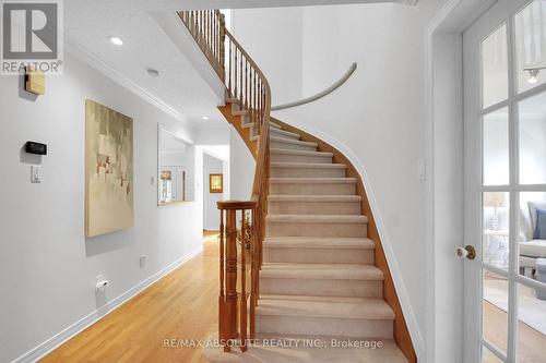 Elegant Staircase to 2nd Floor - 38 Forestglade Crescent, Ottawa, ON 